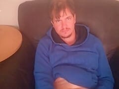 Girlfriend Recorded Me Playing With My Cock On Couch