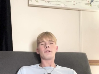 Solo masturbation and gay climax